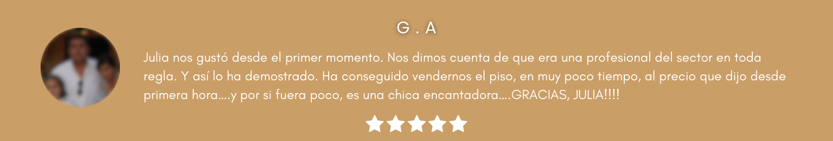 Testimonios reseñas google GR Estates